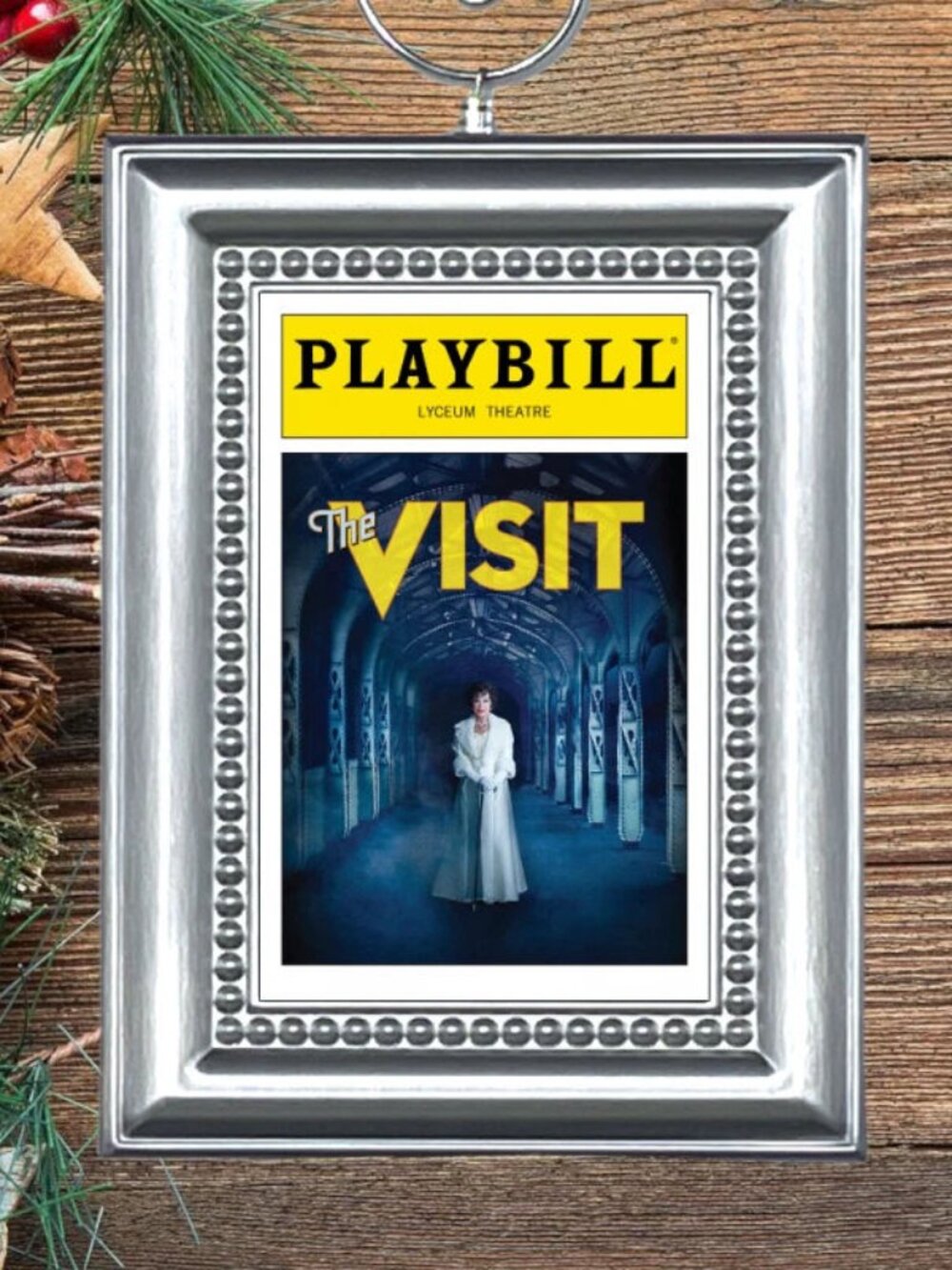The Visit Broadway Musical Playbill Christmas Tree Ornament